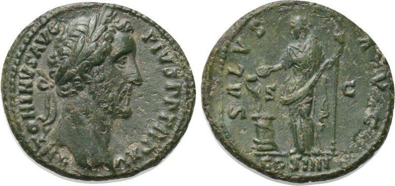 ANTONINUS PIUS (138-161). As. Rome./Obv: ANTONINVS AVG PIVS P P TR P XV./Rev: SA...
