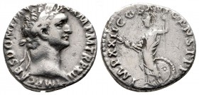 Domitian AD 81-96. Rome,Denarius AR,18mm., 3,20g.very fine