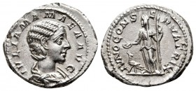 Julia Mamaea AD 225-235. Rome,Denarius AR,21mm., 3,35g.,extremely fine