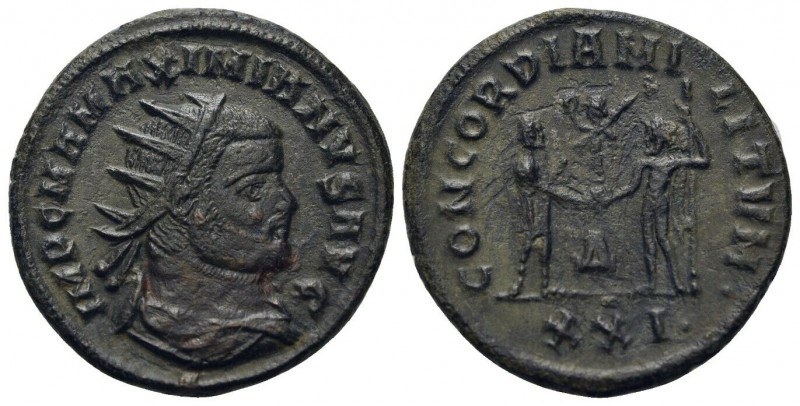 Maximianus, 286-305,Antoninian,Vs.: Büste nach rechts,Rs.: Concordia,Gewicht: 4,...