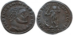Ancient Roman Imperial Coins - Maximinus II - Jupiter Follis. 312-313 AD. Thessalonica mint