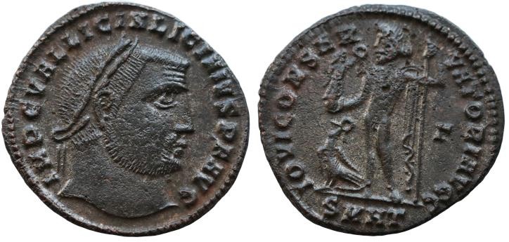 Licinius, 308-324 Follis Heraclea circa 313-314, Æ 22mm., 3,6.g