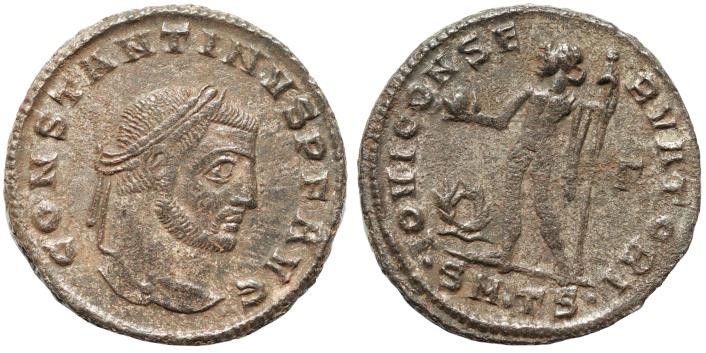 CONSTANTINE I THE GREAT (306-337). Follis. Thessalonica.4,4.g