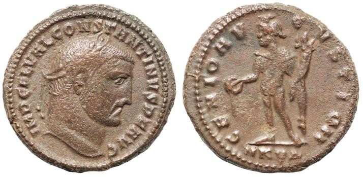 Constantine I. AD 307/310-337. Æ Follis (26mm, 7,0 g,). Cyzicus mint, 4th offici...