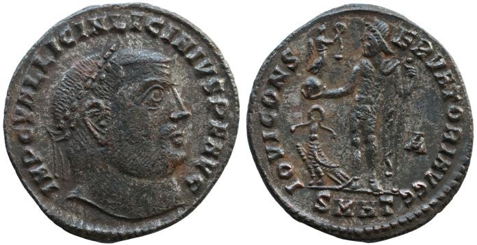 Licinius, 308-324 Follis Heraclea circa 313-314, Æ 22mm., 3,9g.