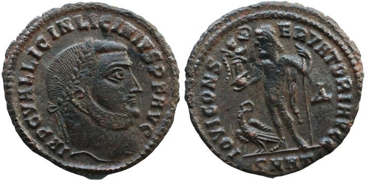 Licinius, 308-324 Follis Thessalonica circa 312-313, Æ 22mm., 3.4.g. 