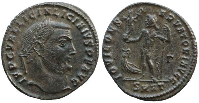 Licinius I Æ Nummus. Heraclea, AD 313.,3,5.g,23.mm