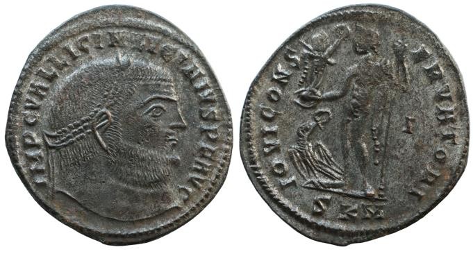 Licinius I AD 308-324. Cyzicus Follis Æ 22mm., 3,3g.