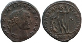 Maximinus II Æ Follis. Thessalonica, AD 312. 6,8.g.24.mm