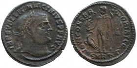 Licinius II. (317-324 n.Chr.)(D) Follis (23.mm.,3,2.g), Heraclea Thraciae (Eregli), 3. Offizin 318-320 n.Chr
