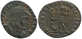 Licinius I (308-324). Æ Follis (23.mm, 3.4.g, 12h). Thessalonica,