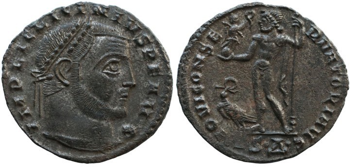 Licinius I (308-324). Æ Follis (23.mm, 3.0g, 12h). Thessalonica,