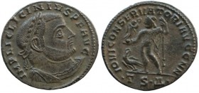 Licinius I (308-324). Æ Follis (23.mm, 3.4.g, 12h). Thessalonica,