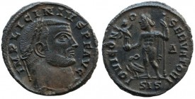 Licinius I (308-324). Æ Follis (22mm, 3.5.g, 6h). Siscia, 313-5.