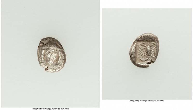 CARIA. Mylasa. Ca. 450-400 BC. AR hemiobol (9mm, 0.50 gm, 12h). Choice VF. Facin...