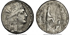 ARMENIAN KINGDOM. Tigranes II the Great (95-56 BC). AR tetradrachm (26mm, 15.60 gm, 1h). NGC Choice VF 5/5 - 3/5. Antioch, ca. 83-70. Diademed and dra...