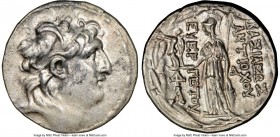 SELEUCID KINGDOM. Antiochus VII Euergetes (Sidetes) (138-129 BC). AR tetradrachm (27mm, 12h). NGC Choice VF. Posthumous issue under Ariarathes VII (11...