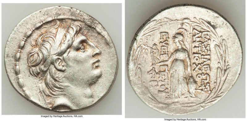 SELEUCID KINGDOM. Antiochus VII Euergetes (Sidetes) (138-129 BC). AR tetradrachm...