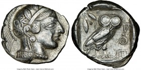 NEAR EAST or EGYPT. Ca. 5th-4th centuries BC. AR tetradrachm (21mm, 15.37 gm, 5h). NGC Choice XF 5/5 - 4/5. Head of Athena right, wearing crested Atti...