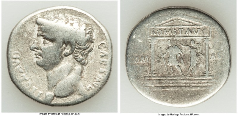 Claudius I (AD 41-54). AR cistophorus (25mm, 10.86 gm, 6h). Fine. Ephesus, ca. A...