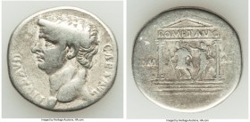 Claudius I (AD 41-54). AR cistophorus (25mm, 10.86 gm, 6h). Fine. Ephesus, ca. AD 41-42. TI CLAVD-CAES AVG, bare head of Claudius I left / COM-ASI, di...
