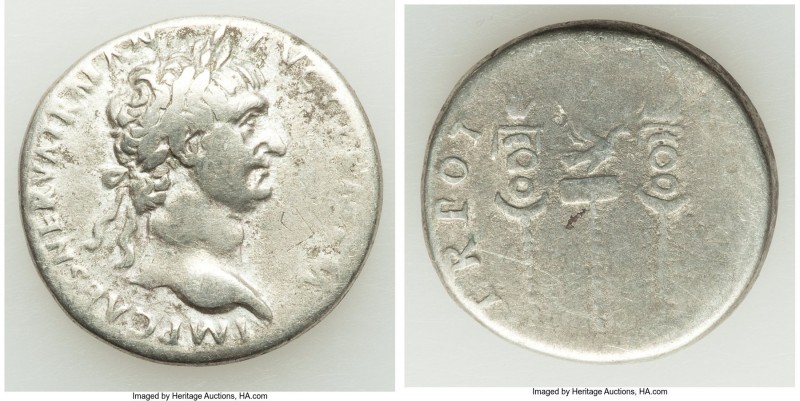 Trajan (AD 98-117). AR cistophorus (25mm, 9.76 gm, 6h). Fine. Rome. IMP CAES NER...