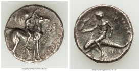 ANCIENT LOTS. Greek. Mixed. Ca. 5th-1st centuries BC. Lot of three (3) AR issues. VF. Includes: Calabria. Tarentum. AR stater or didrachm // Attica. A...