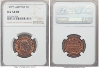 Joseph II Kreuzer 1790-S MS64 Red and Brown NGC, Schmollnitz mint, KM2056.

HID09801242017

© 2020 Heritage Auctions | All Rights Reserve