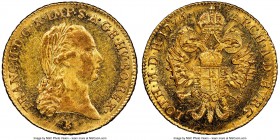 Franz II (I) gold Ducat 1796-B MS60 NGC, Kremnitz mint, KM1886.

HID09801242017

© 2020 Heritage Auctions | All Rights Reserve