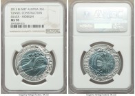 Republic bi-metallic silver & niobium "Tunnel Construction" 25 Euro 2013 MS70 NGC, KM3217. 

HID09801242017

© 2020 Heritage Auctions | All Rights...