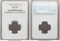 Victoria Farthing 1864 MS63 Brown NGC, KM747.2. Bold portrait with nice surfaces. 

HID09801242017

© 2020 Heritage Auctions | All Rights Reserve