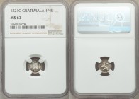 Ferdinand VII 1/4 Real 1821-G MS67 NGC, Nueva Guatemala mint, KM72. 

HID09801242017

© 2020 Heritage Auctions | All Rights Reserve