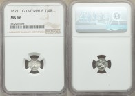 Ferdinand VII 1/4 Real 1821-G MS66 NGC, Nueva Guatemala mint, KM72. 

HID09801242017

© 2020 Heritage Auctions | All Rights Reserve