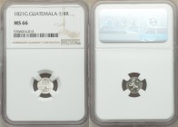 Ferdinand VII 1/4 Real 1821-G MS66 NGC, Nueva Guatemala mint, KM72. 

HID09801242017

© 2020 Heritage Auctions | All Rights Reserve