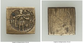 Johannes Zapolya (1526-1540) brass Klippe Coin Weight ND (1527-1529) XF, Nagyszeben (Hermannstadt) mint (in Transylvania). 14.1x14.5mm. 3.47gm. 

HI...