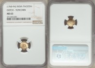 Dutch India gold Pagoda ND (1760-1794) MS63 NGC, Tuticorin mint, KM49.

HID09801242017

© 2020 Heritage Auctions | All Rights Reserve
