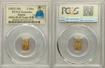 4-Piece Lot of Certified Assorted Issues Genuine PCGS, 1) Tempo gold 2 Shu ND (1832-1858), KM-C18, JNDA 09-43 2) Kaei Shu ND (1853-1865), KM-C12, JNDA...