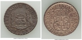 Philip V 2 Reales 1738/7 Mo-MF XF (Laquered), Mexico City mint, KM84. 27.0mm. 6.77gm. 

HID09801242017

© 2020 Heritage Auctions | All Rights Rese...