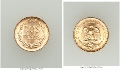 Estados Unidos gold 2 Pesos 1945-Mo UNC, Mexico City mint, KM461. 13mm. 1.69gm. AGW 0.0482 oz. 

HID09801242017

© 2020 Heritage Auctions | All Ri...