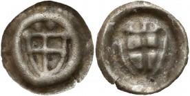 Zakon Krzyżacki, Brakteat - Tarcza z krzyżem (1307-1318) - DWIE kule RR