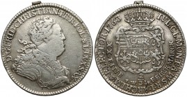 Fryderyk Krystian, 2/3 talara 1763 FWóF, Drezno