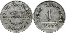 8. Pułk Ułanów Ks. J. Poniatowskiego, Kraków, 1 złoty