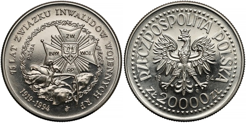 Próba NIKIEL 20.000 złotych 1994 Związek Inwalidów Wojennych
 
Reference: Parc...