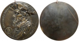 Medalion (20cm) Zygmunt II August - piękny