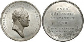 1815 r. Medal Utworzenie Królestwa Polskiego (Majnert)