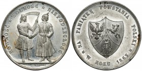 1863 r. Medal Powstanie Styczniowe - Równość...