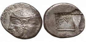 Grecja, Troas, Tenedos, Hemidrachm, 500-470r. p.n.e.