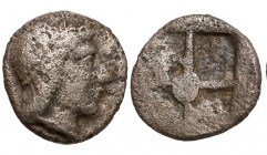 Grecja, Jonia, Kolophon, Hemiobol 490-400r. p.n.e.