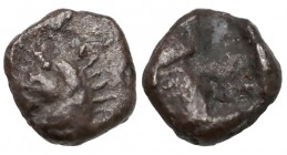 Grecja, Aeolis, Kyme, Hemiobol, 480-450r. p.n.e.