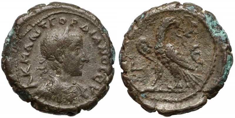 Prowincje Rzymskie, Egipt, Aleksandria, Tetradrachma Bilonowa, Gordian III
 Rok...